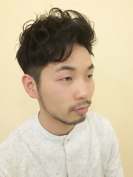 ラウンジ モリオ イケブクロ(Lounge MORIO Ikebukuro) 【morio 池袋】黒髪アップバングツーブロック