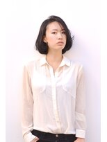 ナンバースリー 溝の口店(Number Three)&nbsp;【N°３溝の口店】Oggi系かきあげオフェロ大人ボブ