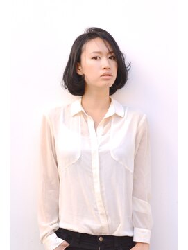 ナンバースリー 溝の口店(Number Three) 【N°３溝の口店】Oggi系かきあげオフェロ大人ボブ