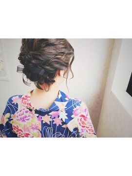 リスプレンデレブロレット risplendere BroLetto 浴衣着付け×大人アレンジ