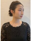 お呼ばれ結婚式ヘアアレンジ