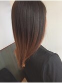 【30代】伸ばしっぱなし風が可愛い！ナチュラルグラデーション