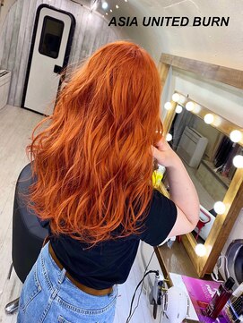 エイジア ユナイテッド バーン(ASIA UNITED BURN) ◆ASIA◆ 韓国風 アプリコット オレンジ