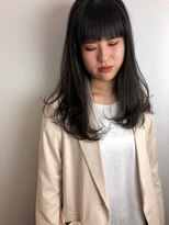ヘア プロデュース キュオン(hair produce CUEON.) セミロング×シークレットハイライト