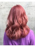 【艶ハイトーンカラー】ラベンダー×くすみピンク