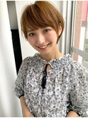 【アフロート】カジュアルひし形ショート