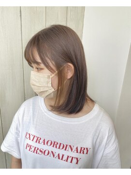 ボルデヘアー 亀有(Borde HAIR) スモーキーアッシュインナーカラー【Anna】ボルデ亀有美容室