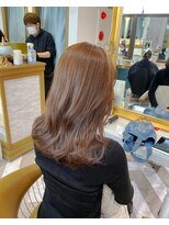 ロンドアベニール 北千住(Lond avenir)&nbsp;ブリーチなしダブルカラー　ベージュ　西田大樹