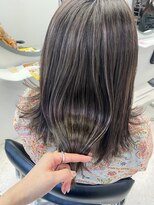 ヒビヲ(HIBIO)&nbsp;脱白髪染めハイライト白髪ぼかしリタッチハイトーンダブルカラー