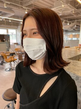 マッシュ チャヤマチ(MASHU chayamachi) 外ハネスリークヘア