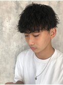 スキンフェード×ツイストスパイラル