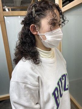 フレーム なんば店(FRAME) 癖毛を活かしたアレンジです!