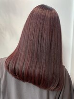 ロンドエニカ 大宮(Lond enika)&nbsp;前髪パーマアッシュカラーレイヤーロンググレーベージュ[大宮]