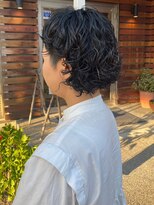 ナカオコアフュール(NAKAO COIFFURE) 束感黒髪ツイストスパイラルパーマ×爽やかツーブロック