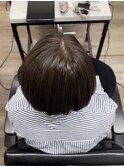 白髪ぼかし脱白髪染めショートヘアショートボブカット大船駅鎌倉
