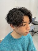 王道ツイストスパイラルパーマ