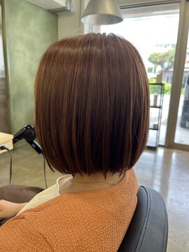 エイトオロク 那覇小禄店(EIGHT oroku) ボブ×ピンクベージュ