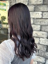 ラヴィエール(LAVIERE by R-EVOLUT)&nbsp;ワンカラー　ピンクブラウン　暖色カラー