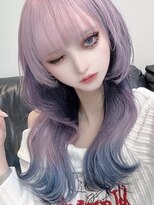 アンククロス 青山店(ANKH CROSS)&nbsp;ペールラベンダー×ロングウルフ×エンドカラー【Mizuki】