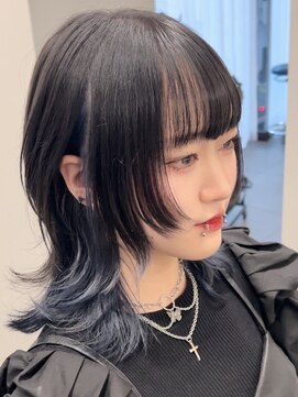 ニューワン バイ ネイバー 立川(Newone by neighbor) レイヤーカットナチュラルハイトーンデザインカラー[立川駅]