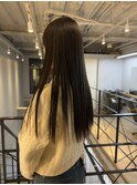 大人ガーリー大人美人透明感髪質改善ニュアンスくすみカラー