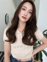 ソヨン 金山店(SOYON)&nbsp;フェミニンロング/似合わせカット/メルティカラー/かきあげ前髪