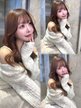 リリー(Lilley) マロンベージュ×姫カットレイヤー×韓国風巻き×髪質改善