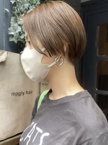 マギーヘア(magiy hair)&nbsp;magiyhair【nico】ミニボブ　ショート　センターパート