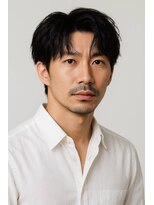 キャンバス バイ ネオリーブ 横浜西口(Canvas by neo.)&nbsp;大人スタイル/センターパート/フェザーパーマ/刈り上げ　ｓｋ15