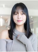 韓国レイヤー顔周りカット透明感カラー髪質改善艶髪シースルー