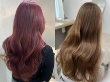 ＊低～中明度の繊細なブリーチ技術＊