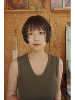 ノラ カマクラ(NORA kamakura)&nbsp;ミニボブショートボブショートウルフボブパーマ耳かけウルフボブ