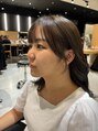 オーク 戸塚(OAK) 顔周りはもみあげまで繋げるのがポイントです!