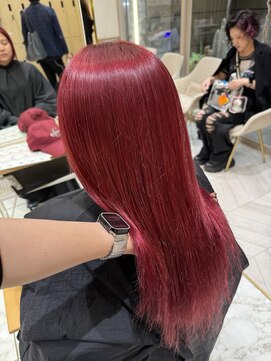 ヘアーアンドメイク ビス(HAIR&MAKE bis) チェリーレッドカラー/暖色カラー【NOKA】