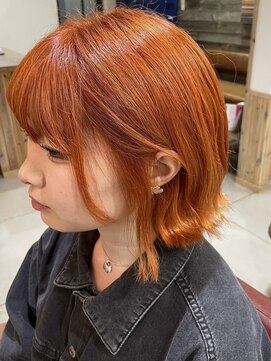 ノーム 横浜(NORM) ケアブリーチオレンジカラー