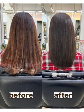 ルスリー 田園調布店(Lsurii) 田園調布髪質改善｜純度100％トリートメント＋カット＋カラー