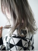 セミロング×ミルクティーベージュ1