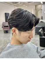 グロップ 町田(GLOP)&nbsp;簡単に出来る毛流れニュアンスパーマ/メンズパーマ