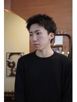 エディ(Edy)&nbsp;メンズスパイキーショート刈り上げスキンフェード眉毛カット岡山