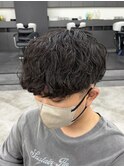 シャドウパーマニュアンスパーマ緩めパーマアイロン風パーマ