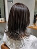 白髪ぼかしポイントハイライト(6枚)カラー＋カット＋3ステップtrt/13900