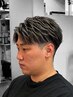 【小林指名】抜け感メッシュカラー+メンズカット ¥12000