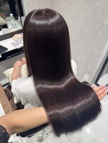 フォルテ 草薙店&nbsp;ピンクラベンダー　暖色カラー　髪質改善