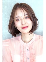 キングスベリー(Hair Relaxation King's Berry)&nbsp;フェミニンシアーボブ10.30暗めカラー