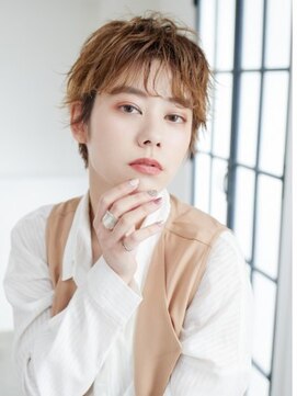 アース 浦添店(HAIR & MAKE EARTH)　 丸みショートパーマスタイル