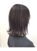 パープルアッシュ×外ハネ