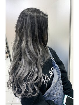 ディバイス(Device) 【Device心斎橋】バレイヤージュカラーエクステ