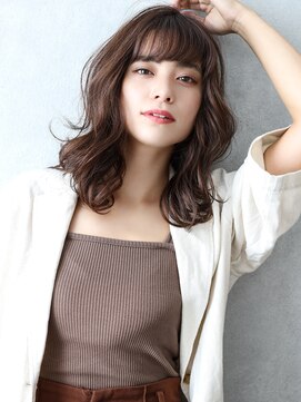 テトテ 三宮店(Tetote) 【tetote神戸三宮】ウェーブ×ブラウンベージュ×セミウェット