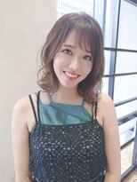 エルサロン 大阪店(ELLE salon)&nbsp;クラシカルウェーブ×シースルーバング