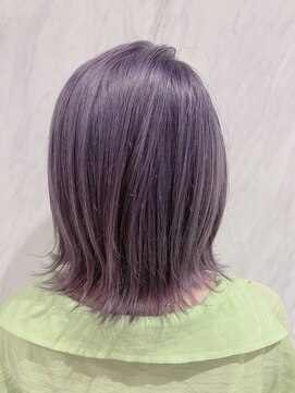 リー 京橋(Lee) 店長今里☆色落ちがシルバーになるラベンダー☆